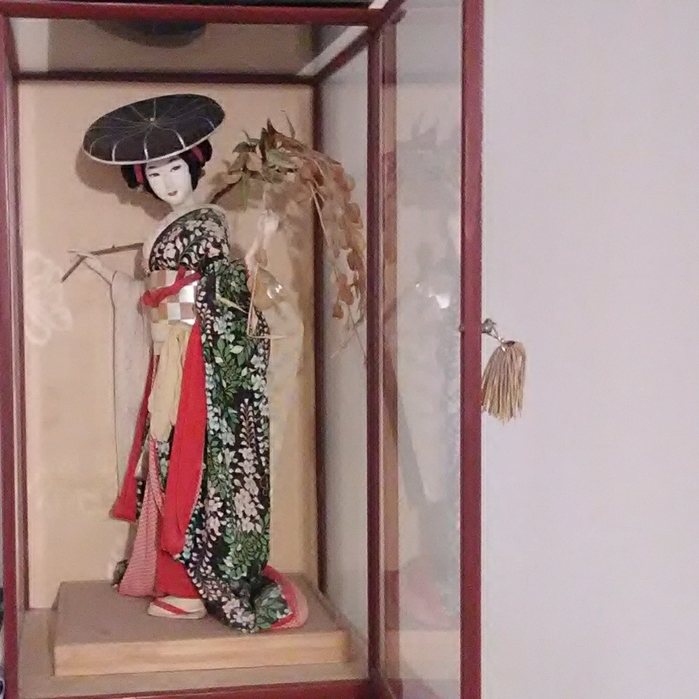 Japanese geisha doll